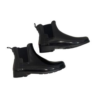 Hunter Gloss Chelsea Boots